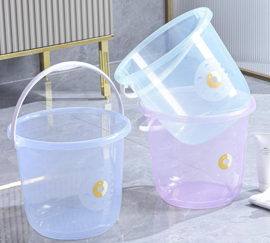 透明水桶爆款推荐 居家清洁收纳多功能神器颜值与实用兼备批发 新款透明水桶热销 厨卫阳台通用便携好物多色可选超划算