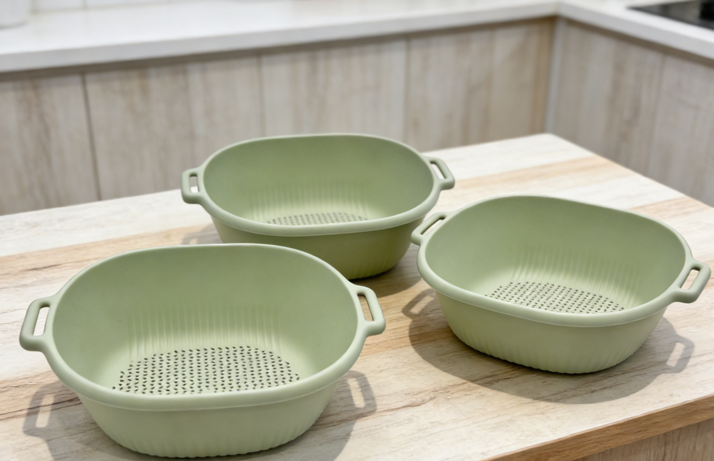 Multi-functional draining basket, basin, sealed jar, right-angle cabinet storage box, funny sponge rack, kitchen filter, bowl rack, Nordic style organizing supplies Specification image