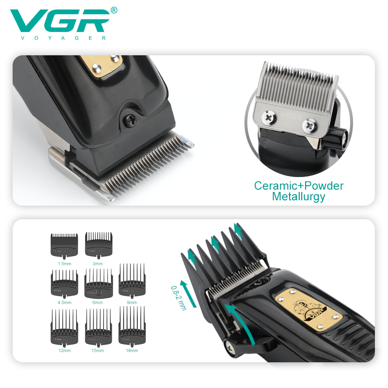 VGR651 Cross-border new electric hair clipper, professional hair razor, hair salon professional base charging hair clipper Application Scenario