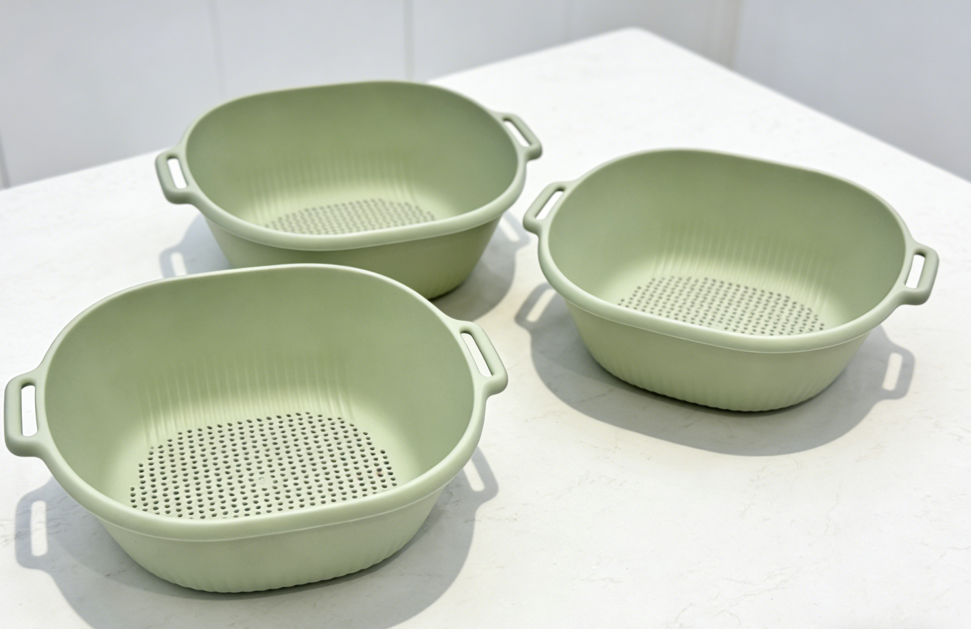 Multi-functional draining basket, basin, sealed jar, right-angle cabinet storage box, funny sponge rack, kitchen filter, bowl rack, Nordic style organizing supplies