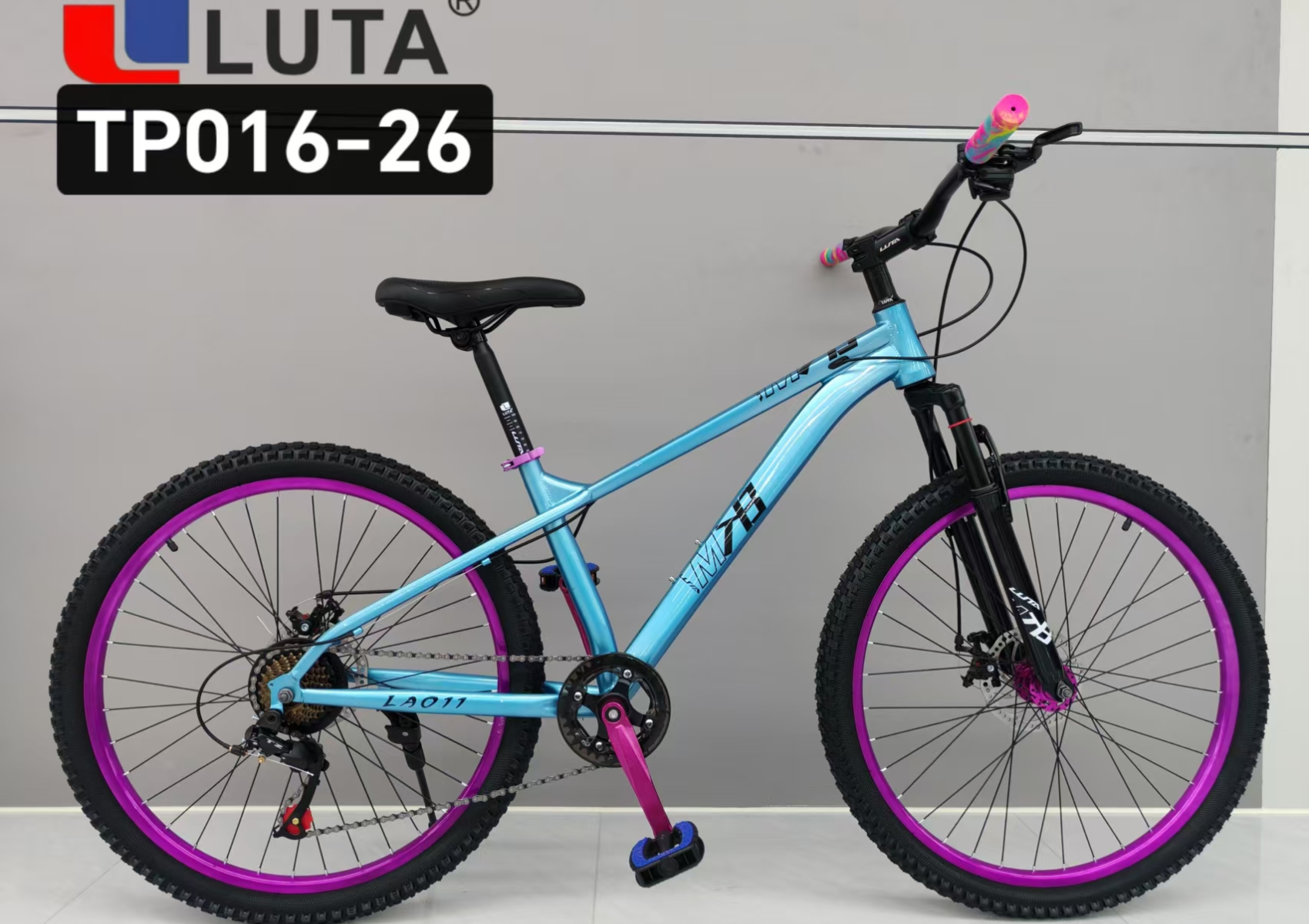 LUTA TP026-26 bicicleta de montaña con anillo púrpura y aspecto fresco para los amantes del ciclismo. Application Scenario