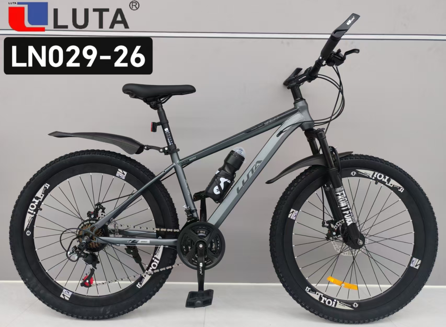 LUTA LN029-26 bicicleta de montaña, color negro y rojo, elegante y dinámica, para los amantes del ciclismo al aire libre. Application Scenario