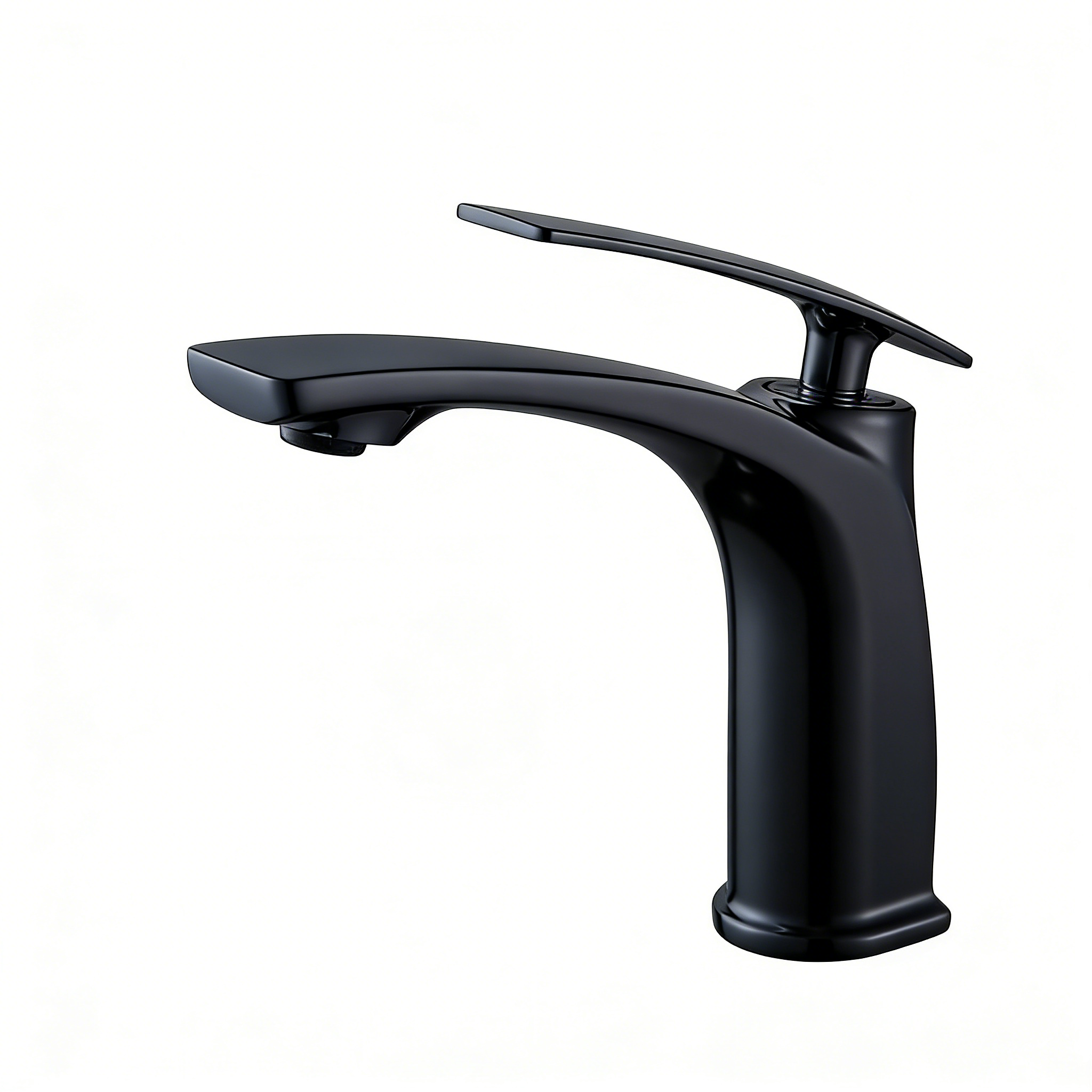 圣洁合金水龙头洗脸盆洗手池冷热水家用卫生间洗漱台浴室柜面盆龙头企鹅高低款白金