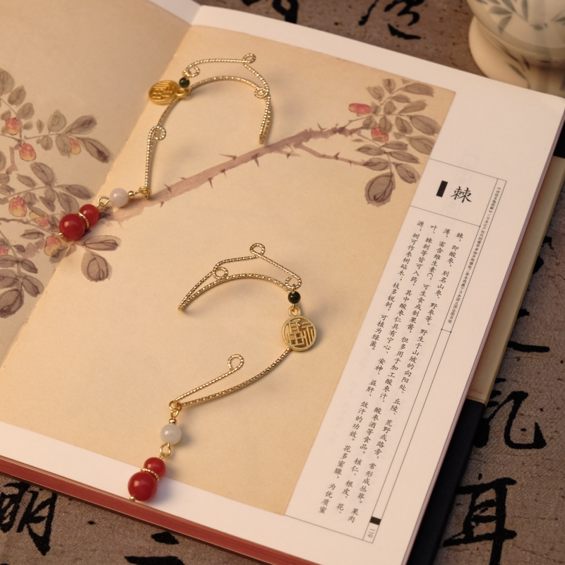 饰品/耳环女长款气质/饰品女长款时尚/创意饰品/耳饰细节图