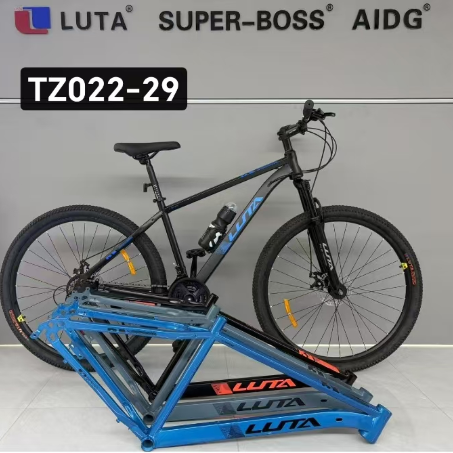 The LUTA mountain bike TZ022-29 has made its debut. With a white body and black details, it is fashionable and dynamic, making it suitable for outdoor cycling enthusiasts. details Picture