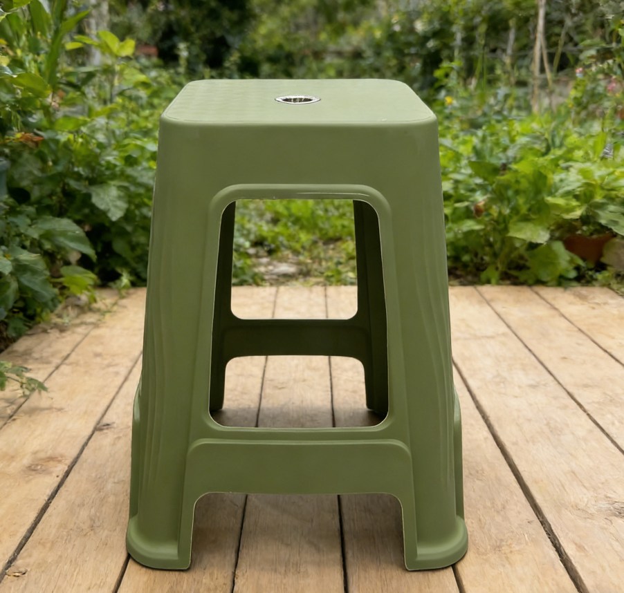 Simple household thickened high plastic stool, fashionable living room dining table, plastic anti-slip stool, minimalist meeting stool, high stool