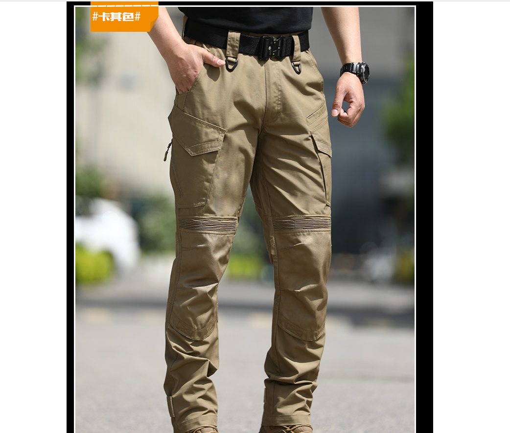 New Spring and Autumn Men's sports Attacker tactical long pants, straight-leg outdoor training windbreakers, waterproof and wear-resistant military enthusiast workwear pants Application Scenario