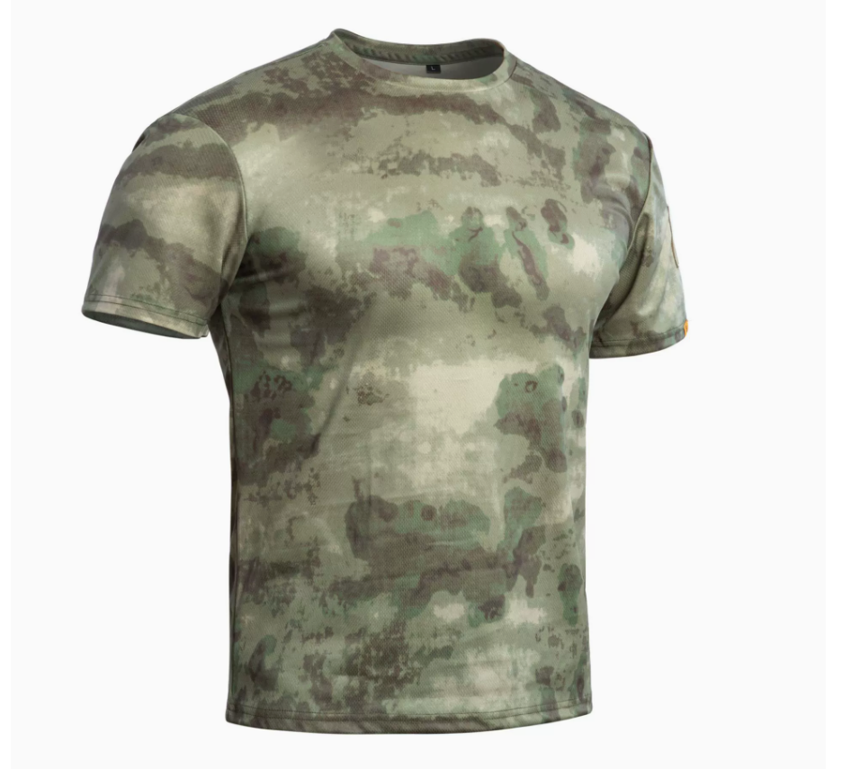 New outdoor sports T-shirt, tactical quick-drying men's T-shirt, summer breathable, sweat-wicking, quick-drying, slimming, military enthusiast short-sleeved details Picture