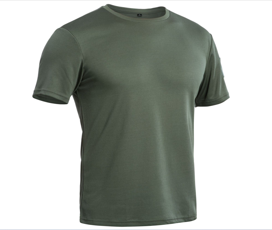 New outdoor sports T-shirt, tactical quick-drying men's T-shirt, summer breathable, sweat-wicking, quick-drying, slimming, military enthusiast short-sleeved Application Scenario