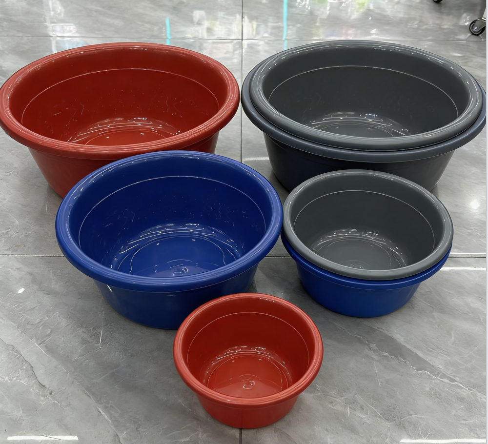Thickened large-sized household washbasins, widened for washing faces and clothes, student dormitories for foot washing, high-temperature resistant washbasins, plastic washbasins, large basins wholesale details Picture