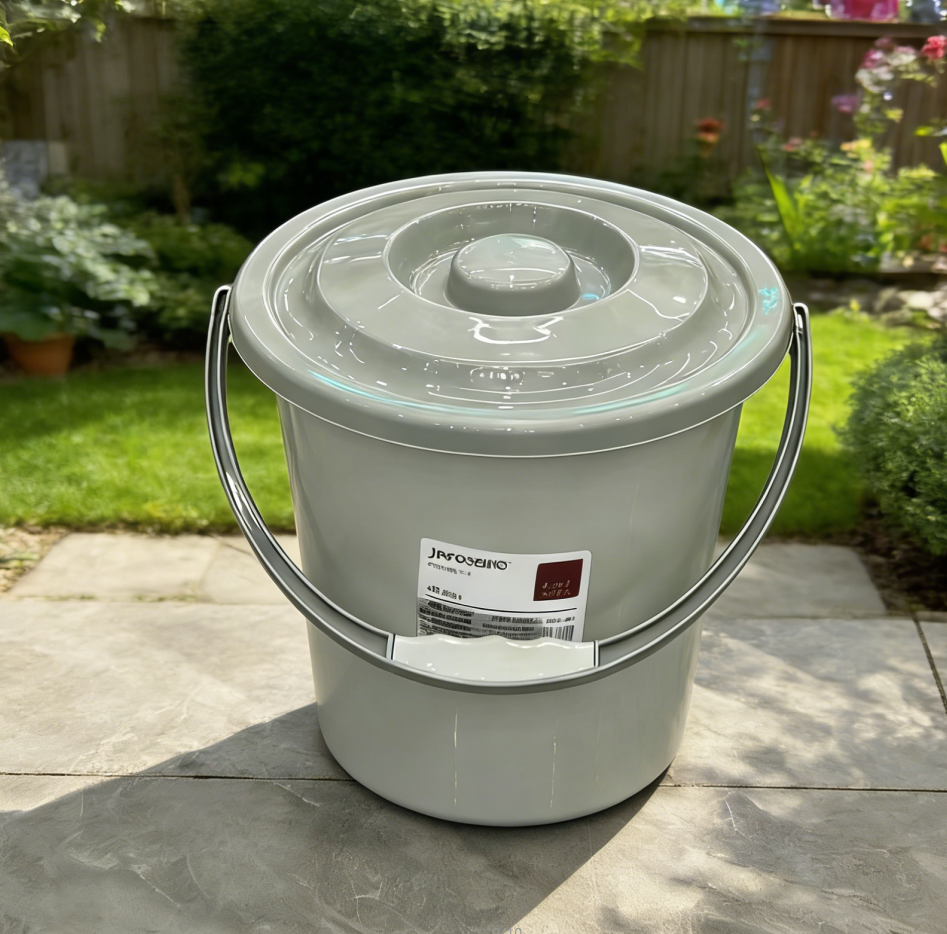 Portable plastic buckets, multi-purpose water buckets, picnic water buckets, plastic buckets in various sizes to choose from, covered water buckets, drinking water buckets wholesale Application Scenario