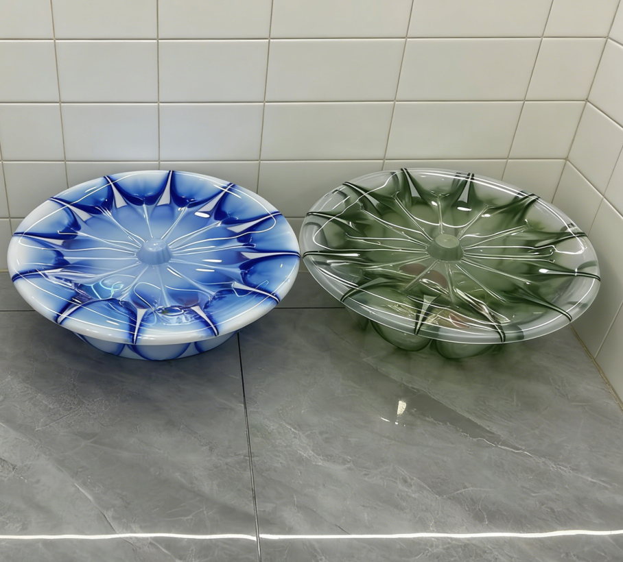 Large, super thick and durable plastic washbasin for home use, student dormitory and home, extra-thick anti-drop washbasin with cover Specification image