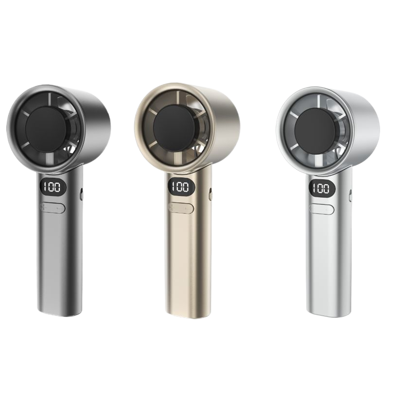 Portable handheld fan, mini small fan with base, handheld standing portable summer cooling fan, small fan suitable for outdoor office, high-speed fan, usb charging Item Picture