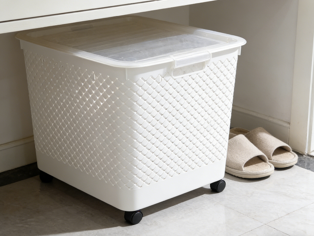 收纳箱/床底收纳箱/收纳箱布艺/衣柜整理箱/餐具细节图