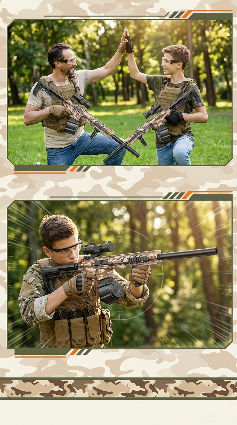 The M4 electric water jet gun is a children's toy, submachine gun, toy gun, and an electric water jet shooting game suitable for children's entertainment pic 5