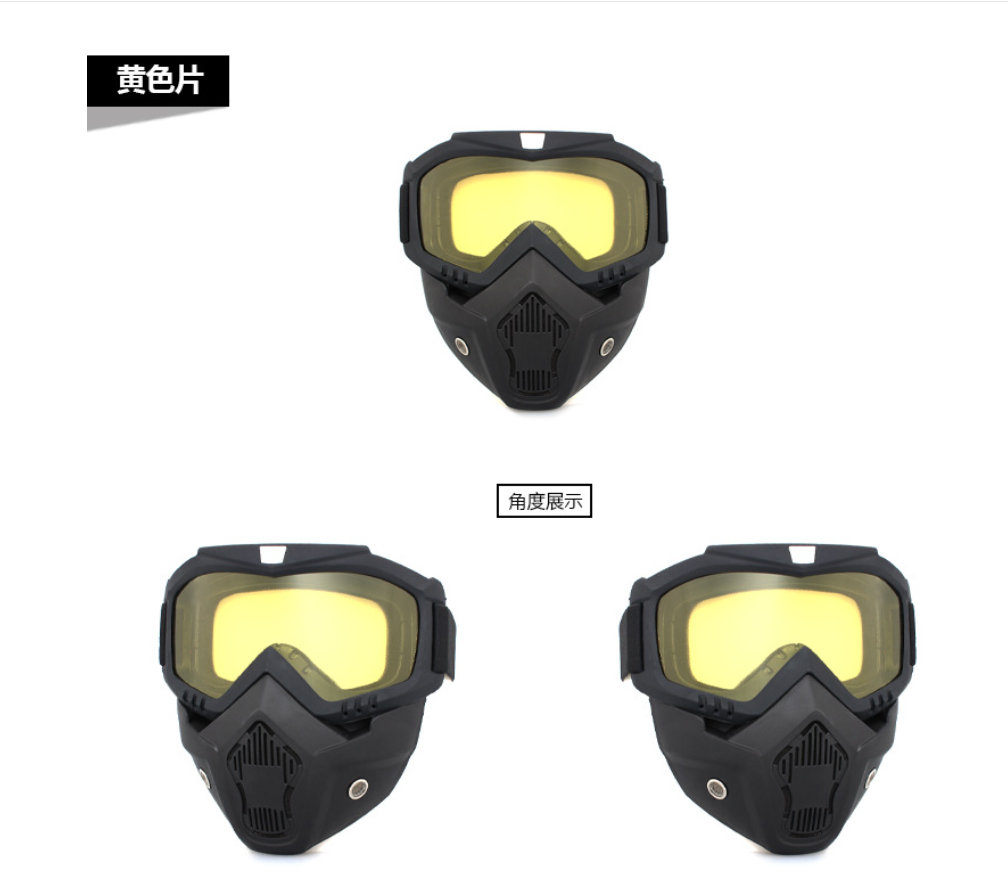 Harley-davidson face mask, off-road motorcycle goggles, protective goggles, cycling helmet, ski retro goggles, glasses, bicycle Item Picture