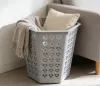 Wholesale grey plastic storage baskets, household storage baskets, storage frames, storage baskets, storage boxes, organizing baskets, multi-purpose storage baskets, laundry baskets Application Scenario
