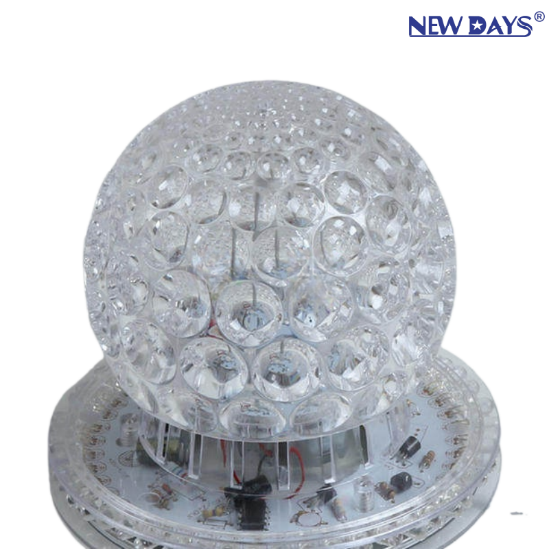 مصابيح الأناناس الدوارة الآلية من نوع Newdays الجديد العابرة للحدود المسمى LED، والمصابيح الفلاش المضيئة، ومصابيح المسرح المتغيرة، والمصابيح الكريستال الكريستال الحزبية Item Picture