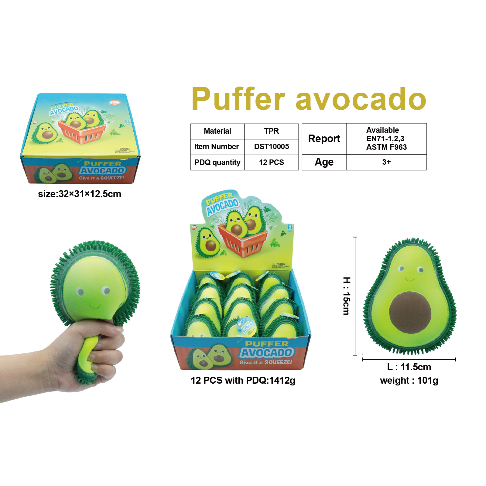 Puffer Avocado玩具鳄梨微缩家具公仔婴儿玩具小花朵春节装饰儿童益智玩具公仔公仔公仔小花朵玩具