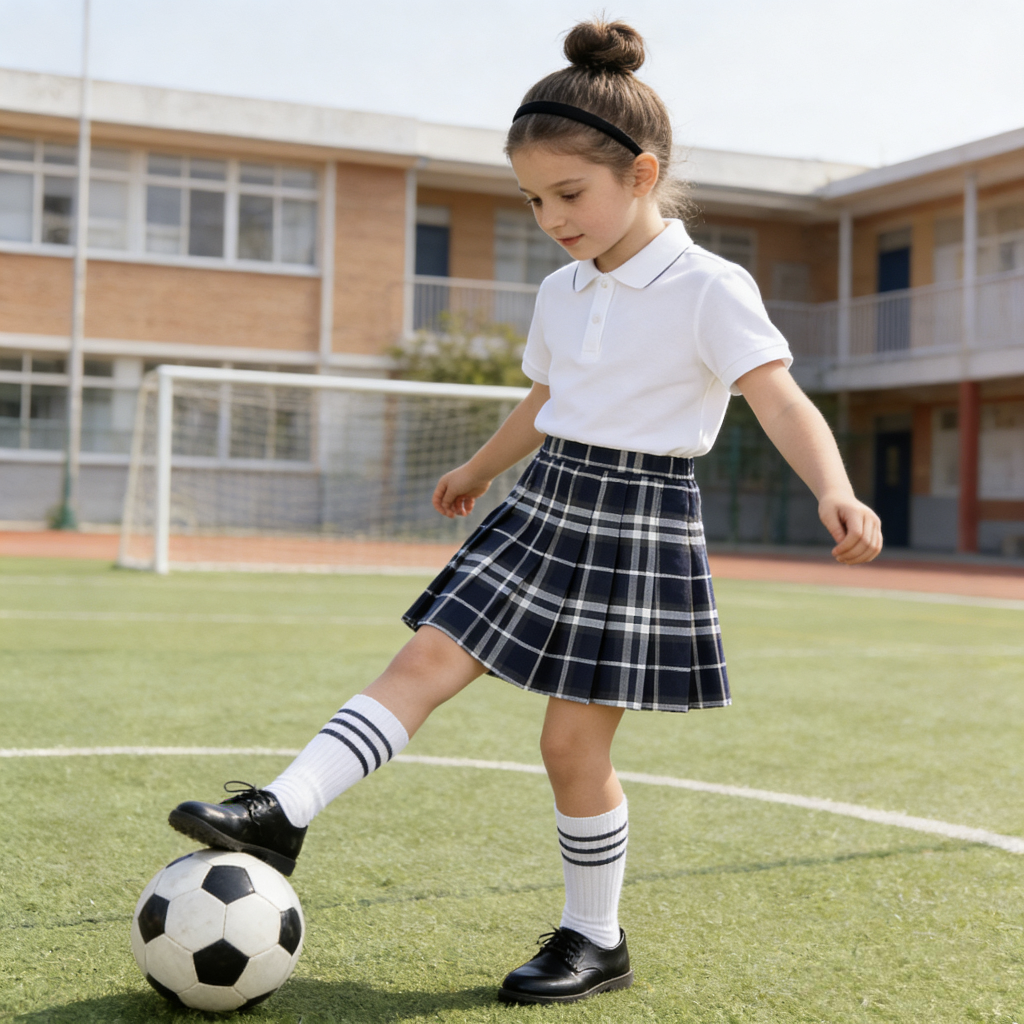 2026新款升级版女童格子学院风英伦复古百褶裙支持定制加工跨境电商欧美日韩俄罗斯供货源头专业生产品质上乘儿童裙女童欧美详情图11