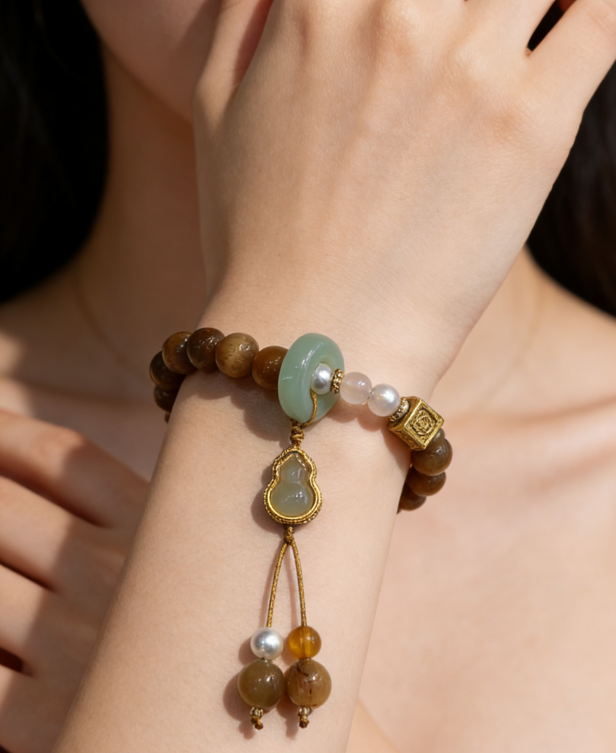 金虎石手链手串手绳红绳饰品时尚手饰女款简约百搭送礼品