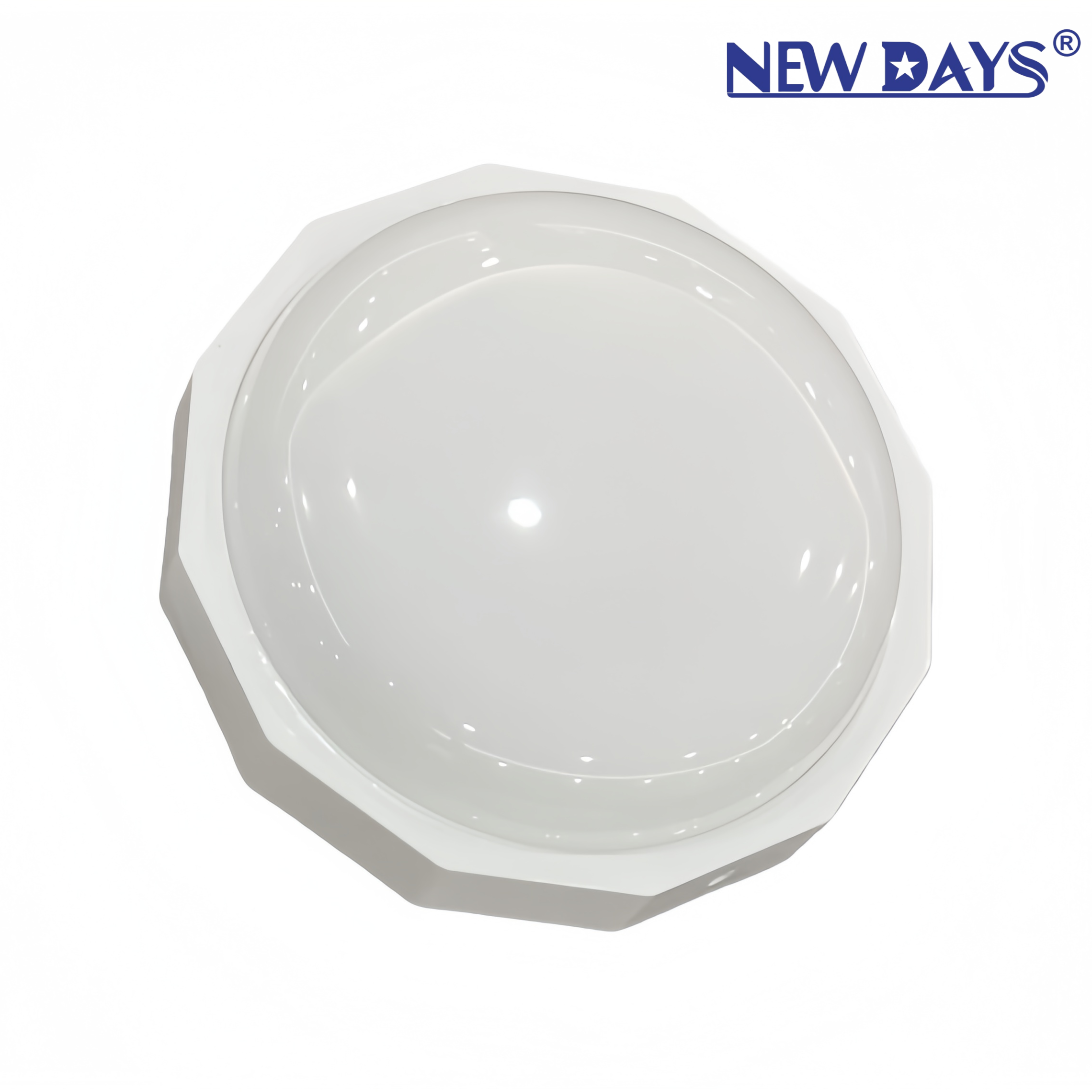 NEWDAYS brand cross-border new LED polygonal three-color moisture-proof wall lamps, indoor and outdoor corridor wall lamps, waterproof high-brightness ceiling lamps, energy-saving lighting wall-mounted lamps, floodlights for outdoor use