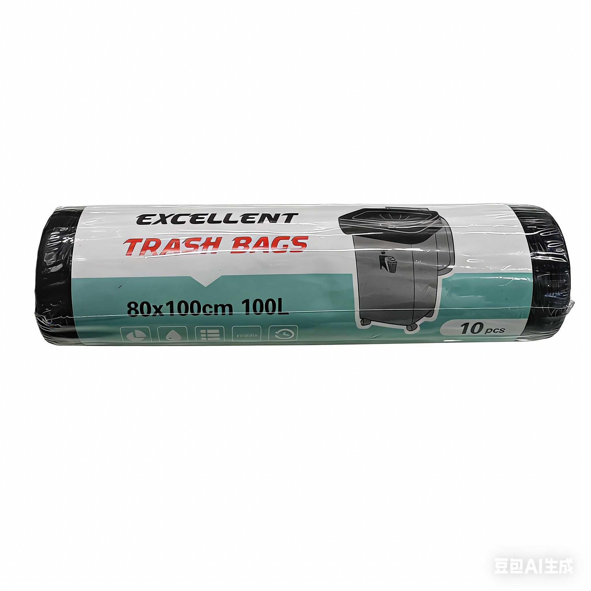 物业垃圾袋80*100CM垃圾袋子加厚超大垃圾袋塑料袋大号10PCS