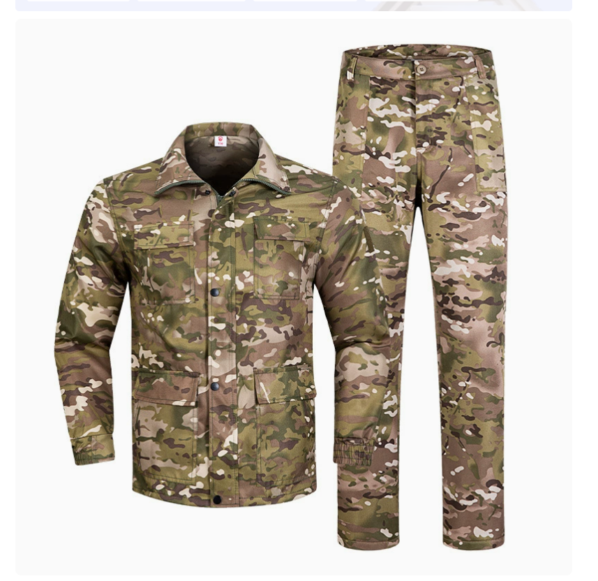 Children's camouflage clothing sets, scratch-resistant and durable, men's outdoor sports summer camp clothing, primary school and kindergarten military training uniforms