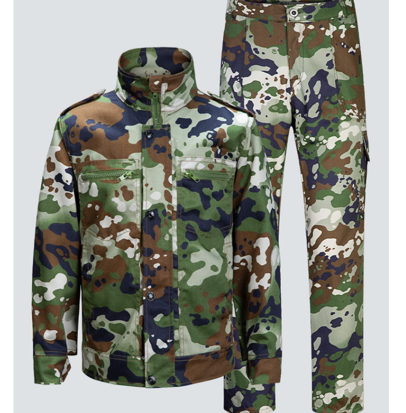 Men's and women's camouflage uniform sets, summer breathable, wear-resistant and scratch-resistant work clothes, student outdoor expansion training and military training uniforms wholesale Application Scenario