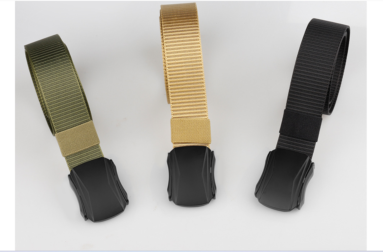 Men's outdoor casual versatile belt, zinc alloy PP thickened imitation nylon belt, Amazon bestseller tactical belt wholesale Application Scenario