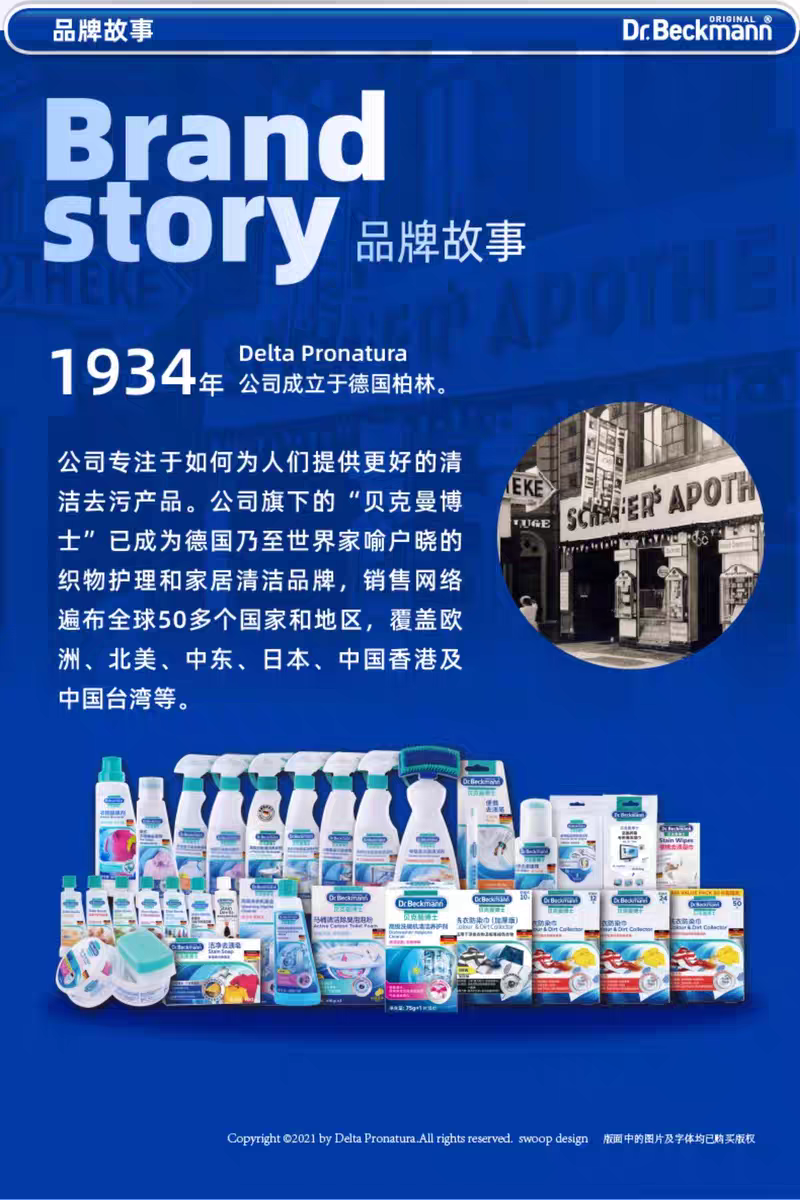贝克曼博士衣领袖强力去渍250ml 德国进口贝克曼博士衣领净黄袖口洗涤护理清洁刷头剂详情图10