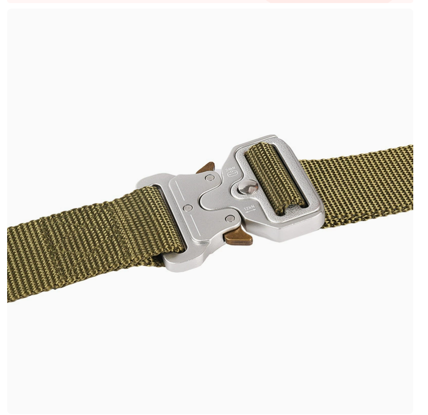 Outdoor sports 3.8cm imitation nylon webbing Cobra belt, special forces training belt, best-selling canvas men's belt Item Picture