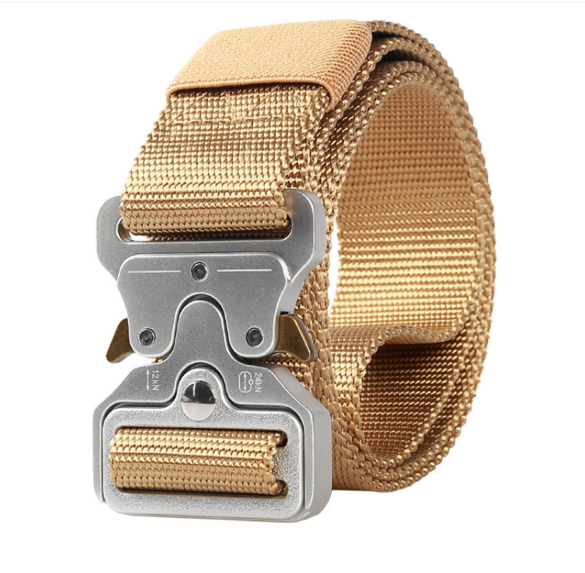 Outdoor sports 3.8cm imitation nylon webbing Cobra belt, special forces training belt, best-selling canvas men's belt details Picture