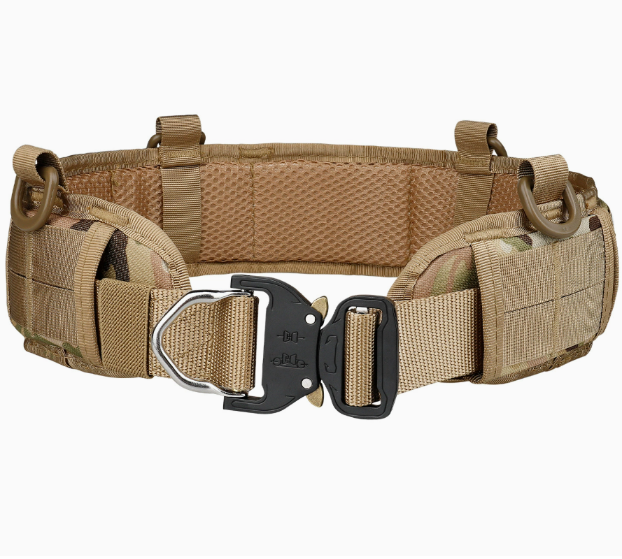 Wholesale of thickened zinc alloy cobra tactical waist belt with imitation nylon webbing Application Scenario