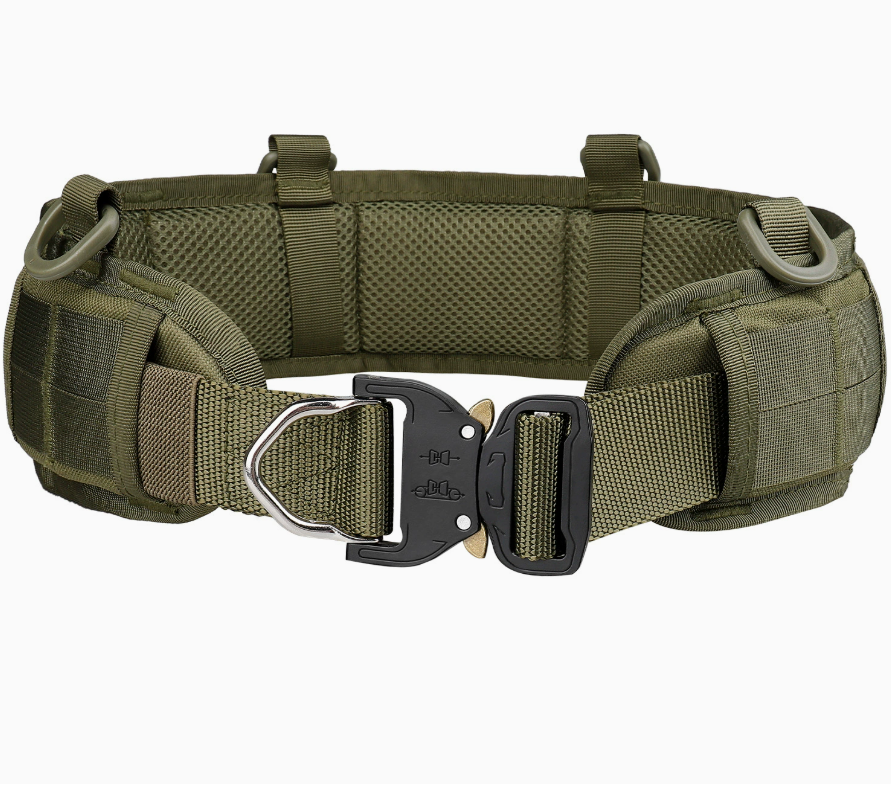 仿尼龙织带款腰封加厚款锌合金眼镜蛇战术腰带户外运动战术腰封批发