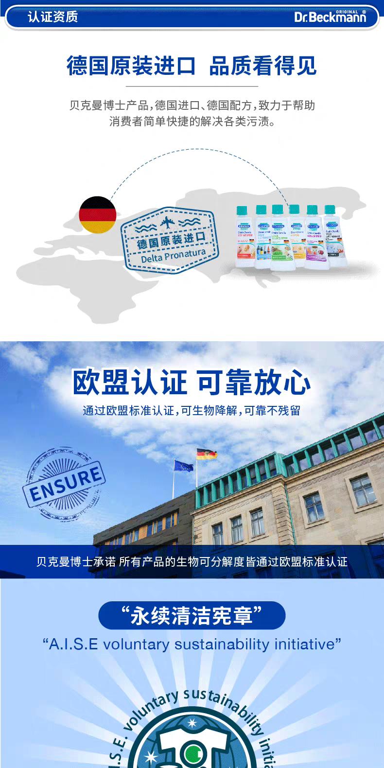 German imported Dr. Beckman colored cosmetics Lipstick Foundation Stain Remover, convenient stain removal, gentle cleaning, 50ml detail image 8