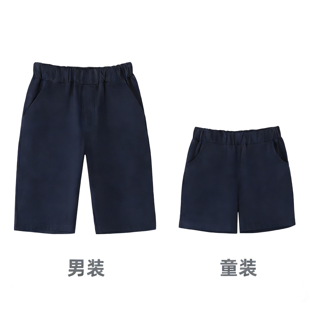 2026新款亲子装西装裤跨境电商爆款夏季休闲运动薄款短裤支持POD定制加工亚马逊稀音供货批发源头工厂父亲节裤子详情图6