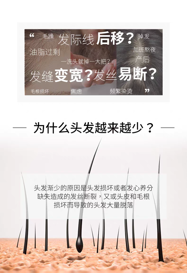 原装进口发玛21强韧发根洗发水600ml 强韧发根清爽秀发无硅油详情图2