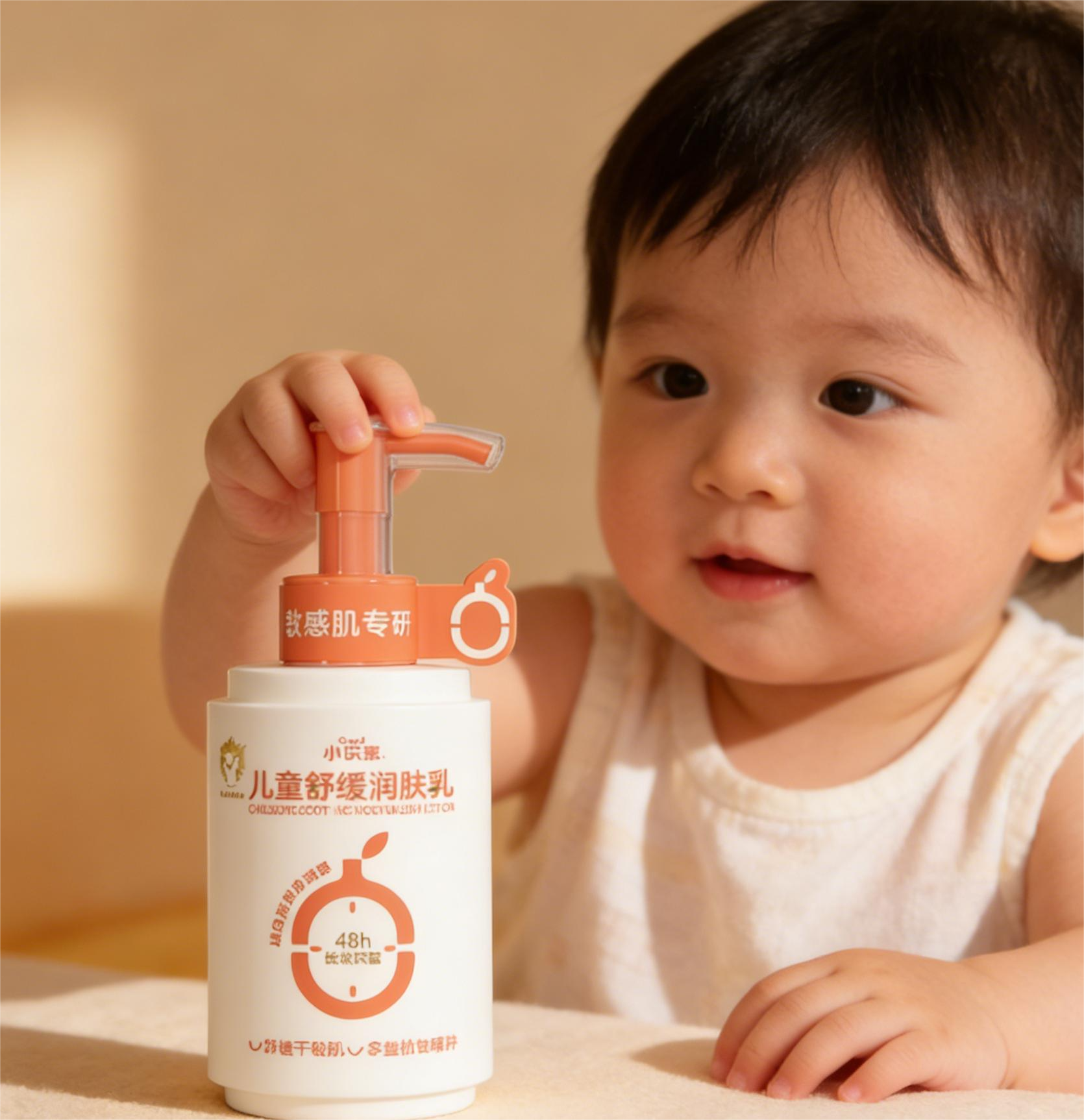 Loción calmante para niños loción calmante para niños hidratante y reparador suave no irritante crema para bebés y niños details Picture