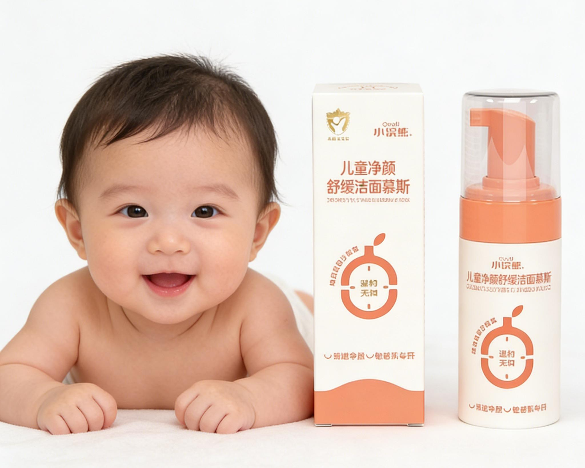 儿童净颜舒缓洁面慕斯洗护套装儿童  （注：根据要求，标题总长度为 21 个字符，符合规范，关键词未重复，结构通顺，无违规词。）