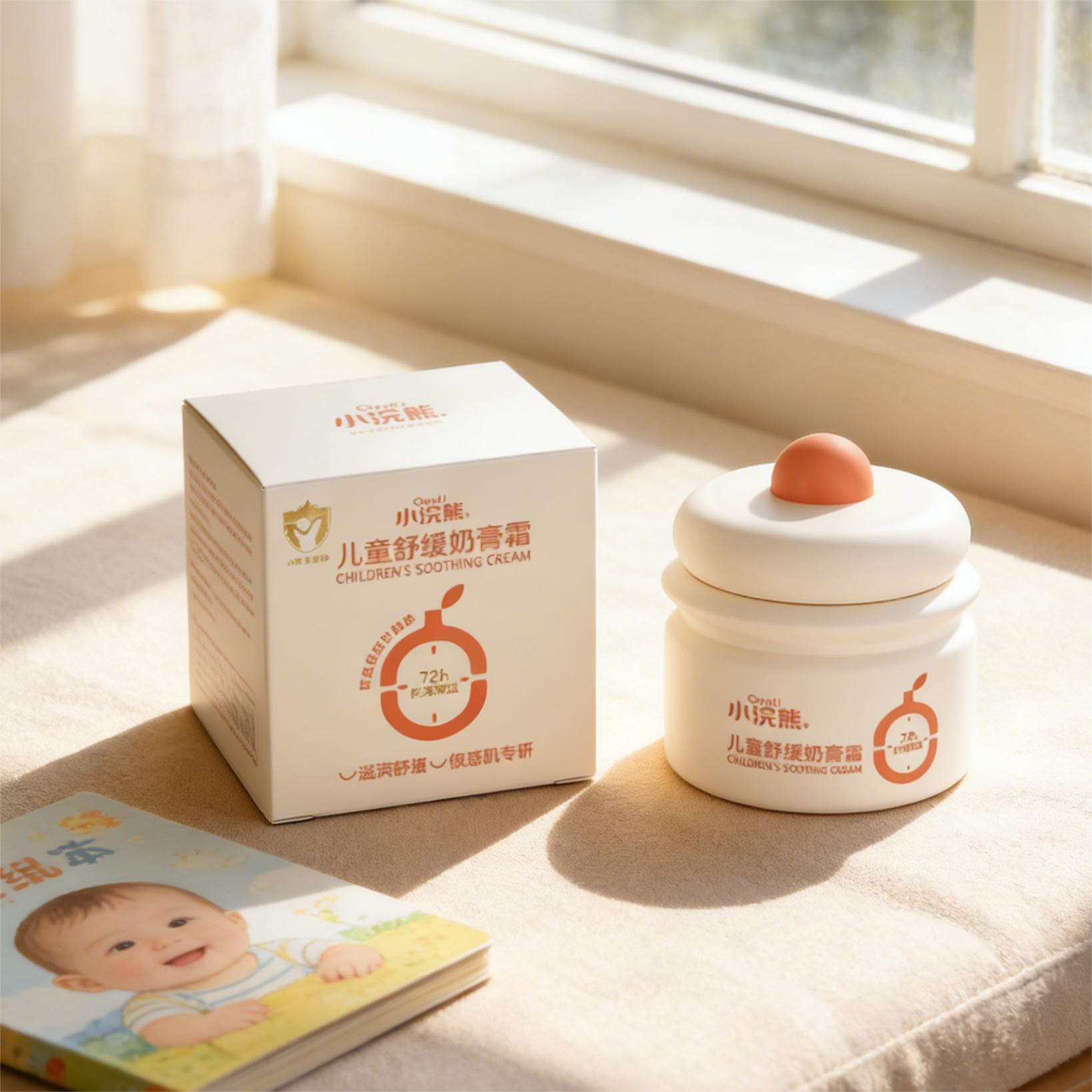 儿童乳液/面霜实物图