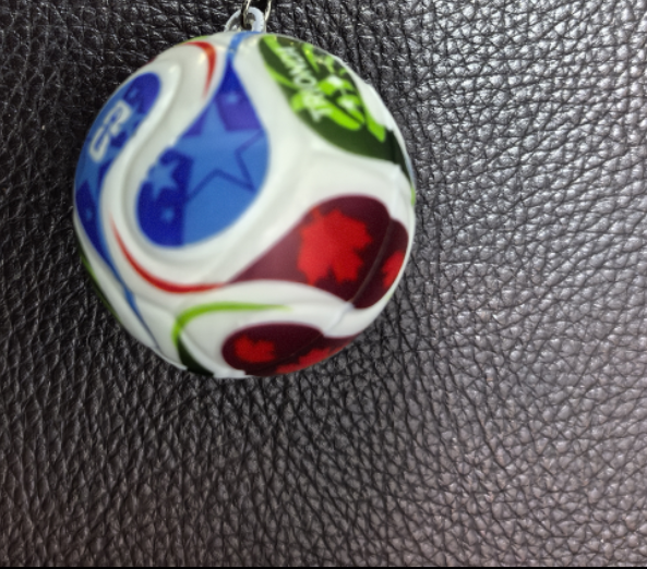 2026 USA, Canada and Mexico World Cup simulation football keychain pendant, car bag pendant, fan commemorative small gift Application Scenario