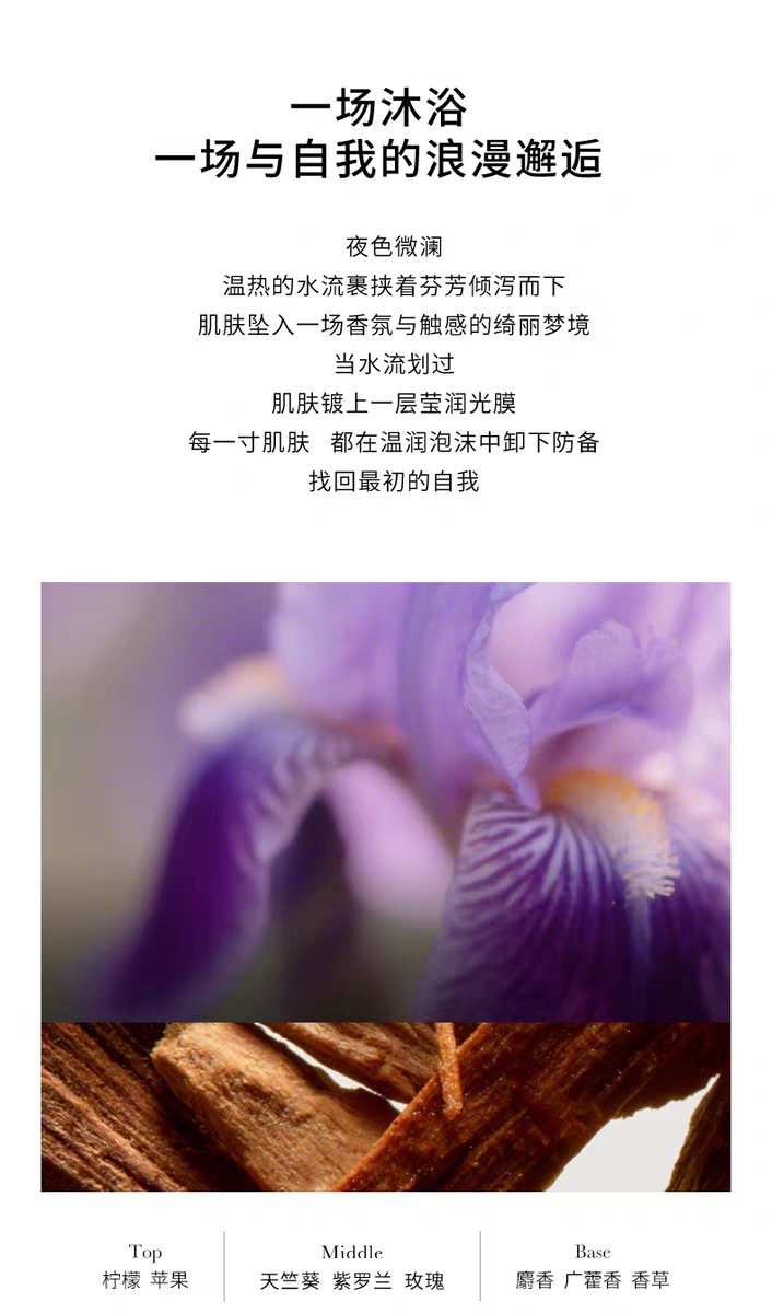 Original imported Fama 21 Crystal Beauty Fragrance Body Wash 450ml detail image 3