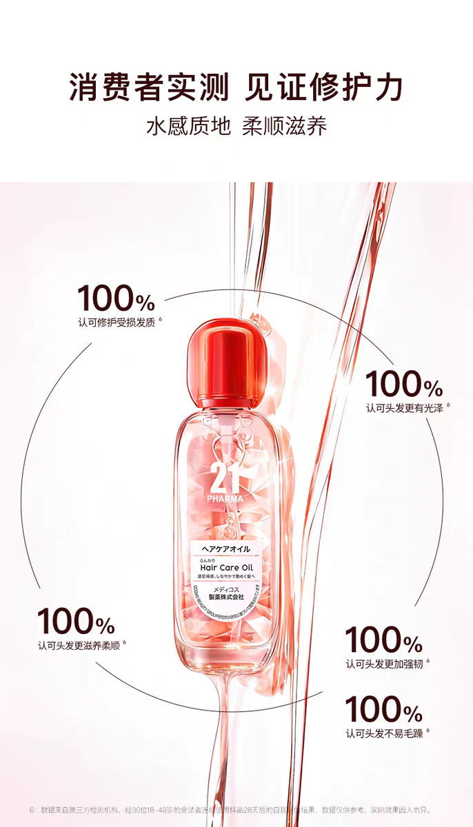 Original Imported Fama 21 Camellia Oil Essence Pure Nourishing Hair Care Essential Oil 95ml detail image 8