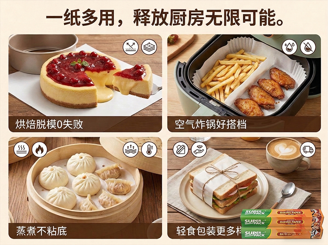 硅油纸实物图