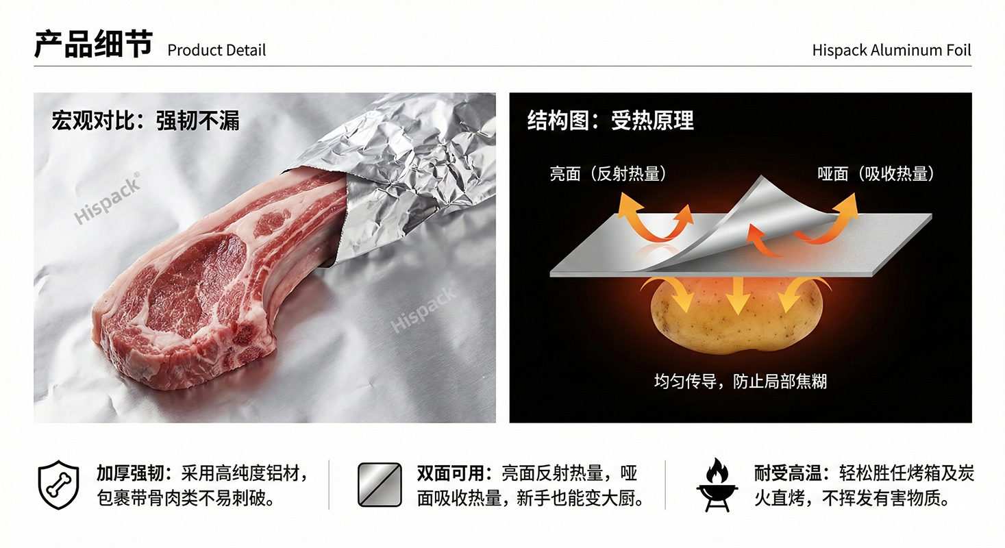 一次性家用铝箔实物图