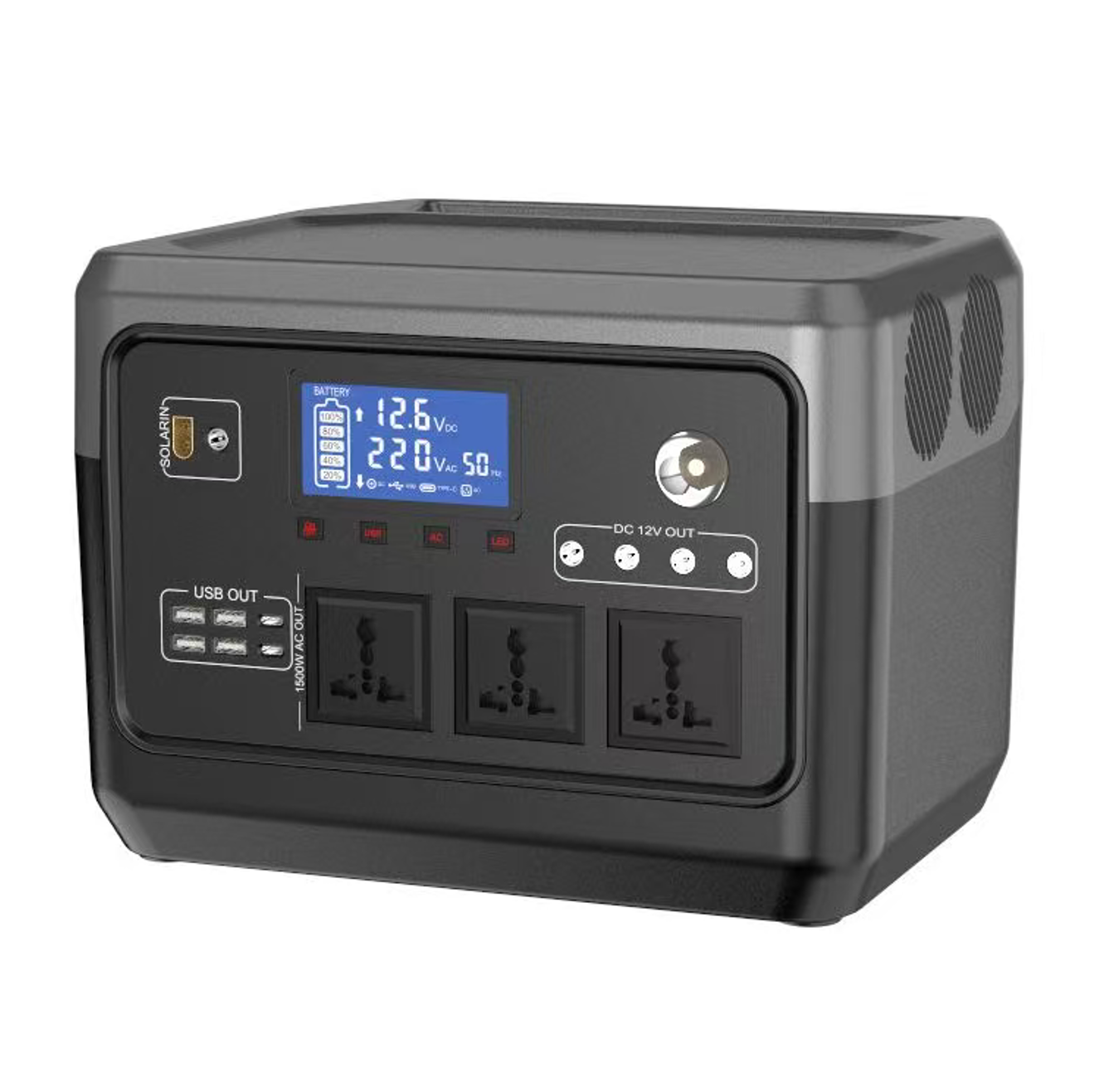 300W-1500W便携式储能电源户外应急备用电源适用于摆摊自驾游露营新能源详情5