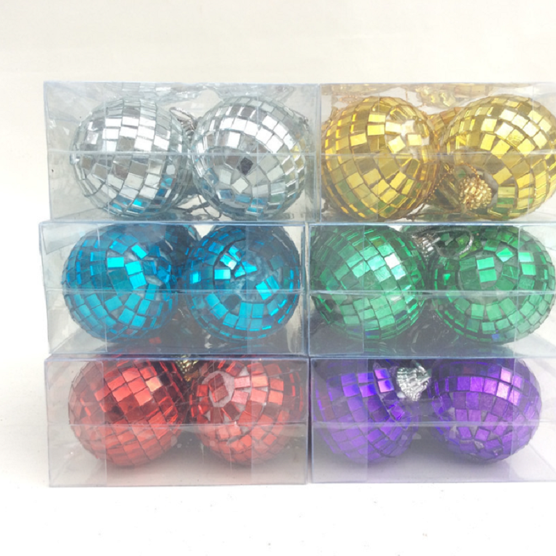 Mengshi Toys, colorful mirror balls, Christmas decorations, colorful mirror reflective balls, bar Disco balls, wedding glass balls, cake decoration ornaments, Christmas supplies, Christmas tree products, Christmas ball decorations Specification drawing