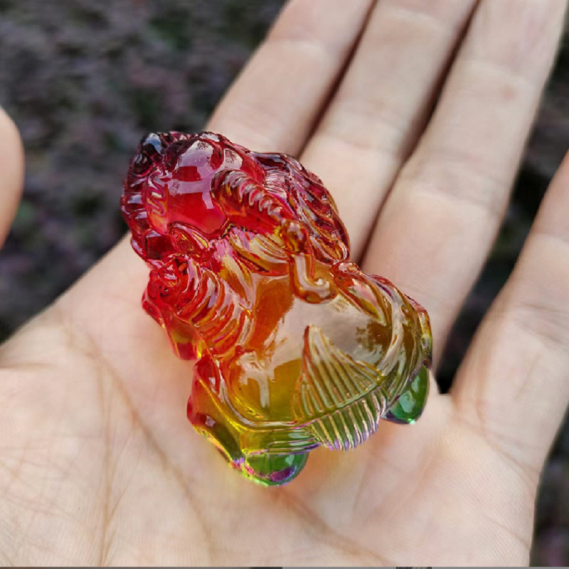 水晶/水晶树/水晶树工艺品/水晶簇/水晶小灯笼白底实物图