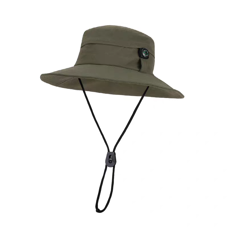 New outdoor men's and women's wide-brimmed UV-resistant sun hats, water-repellent travel caps, cycling and mountaineering caps Specification image